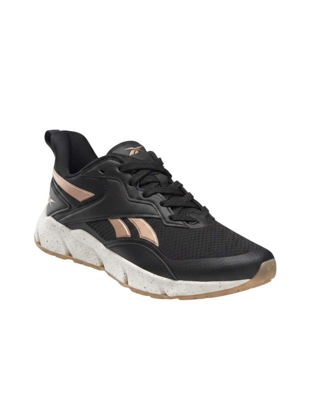 Reebok Black and Rose Gold Women's Sneakers - Picture 5 of 6